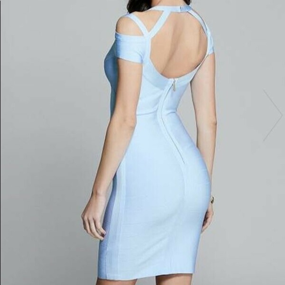 Marciano Bandage Dress Fresh Water Blue Small